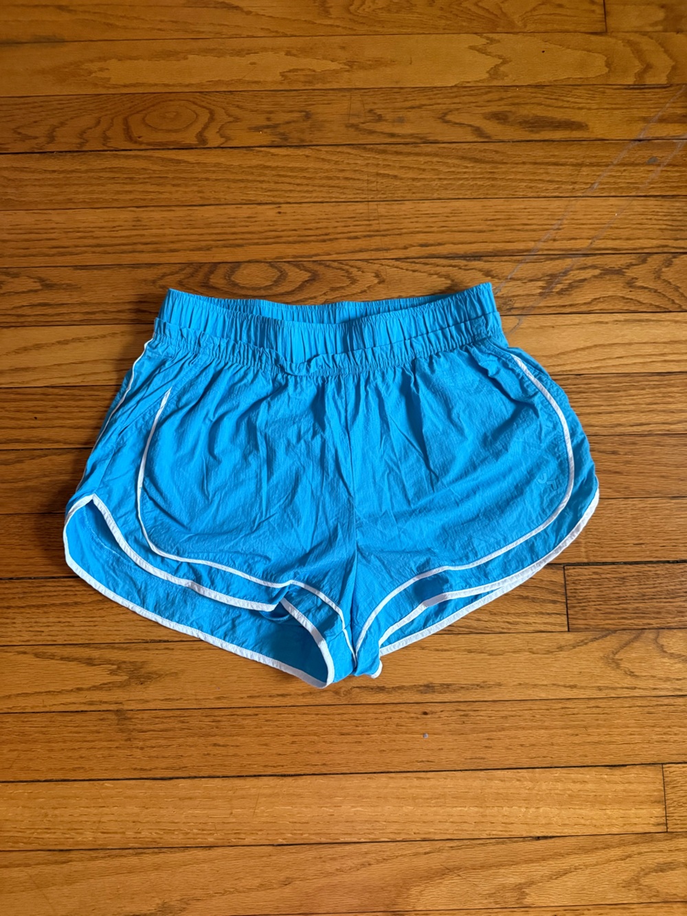JoyLab Bright Blue Athletic Shorts with White Trim